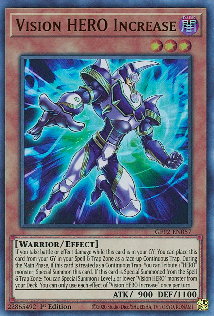 Vision HERO Increase [GFP2-EN057] Ultra Rare | Exor Games Bridgewater