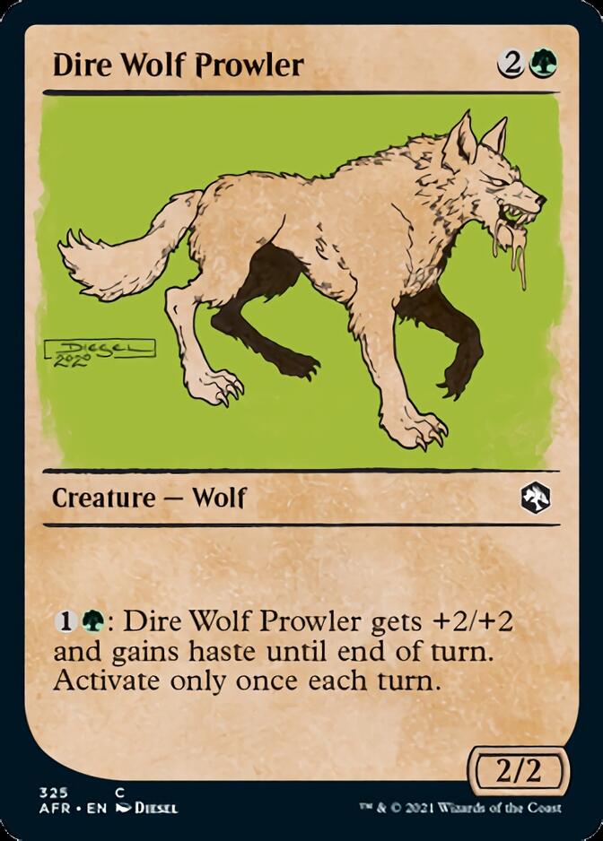 Dire Wolf Prowler (Showcase) [Dungeons & Dragons: Adventures in the Forgotten Realms] | Exor Games Bridgewater