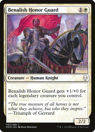 Benalish Honor Guard [Dominaria] | Exor Games Bridgewater