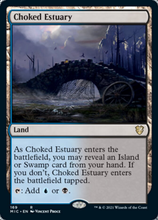 Choked Estuary [Innistrad: Midnight Hunt Commander] | Exor Games Bridgewater