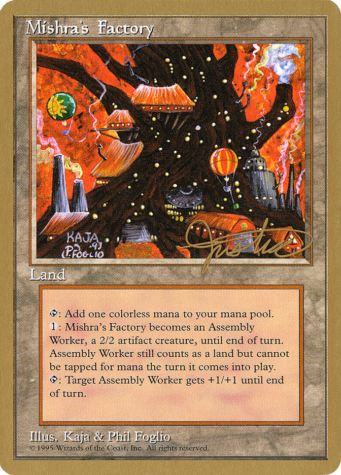 Mishra's Factory (Mark Justice) [Pro Tour Collector Set] | Exor Games Bridgewater