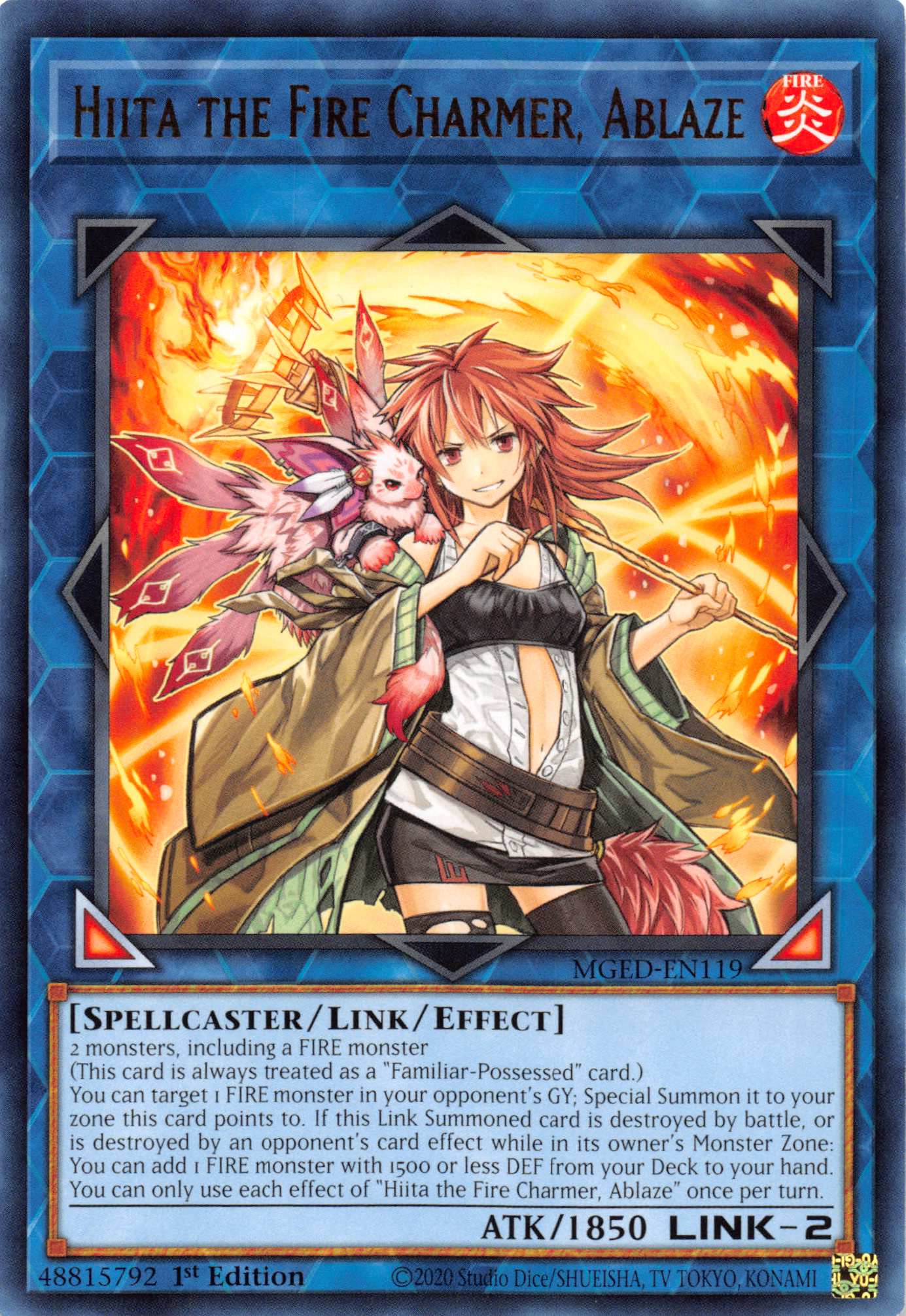 Hiita the Fire Charmer, Ablaze [MGED-EN119] Rare | Exor Games Bridgewater