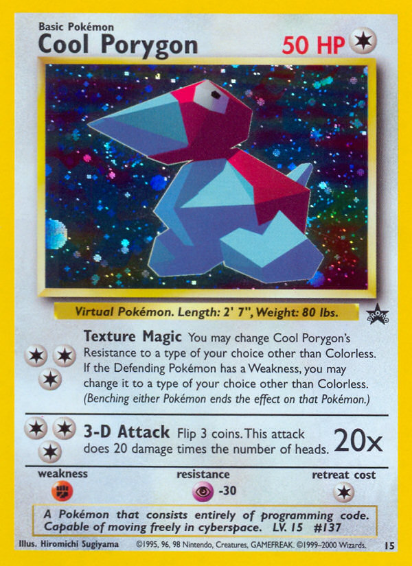 Cool Porygon (15) [Wizards of the Coast: Black Star Promos] | Exor Games Bridgewater