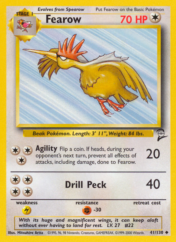 Fearow (41/130) [Base Set 2] | Exor Games Bridgewater