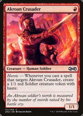 Akroan Crusader [Ultimate Masters] | Exor Games Bridgewater