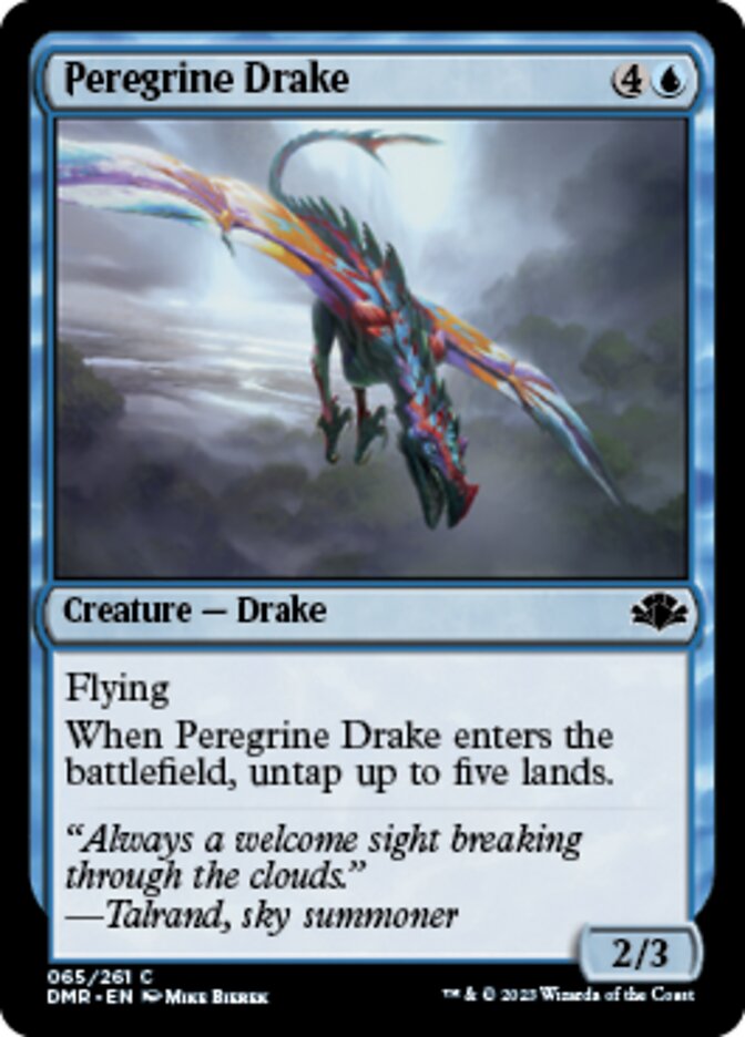 Peregrine Drake [Dominaria Remastered] | Exor Games Bridgewater