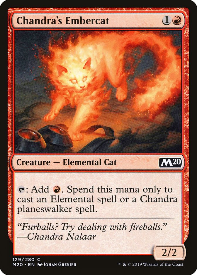 Chandra's Embercat [Core Set 2020] | Exor Games Bridgewater