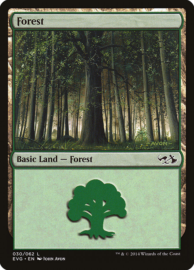 Forest (30) (Elves vs. Goblins) [Duel Decks Anthology] | Exor Games Bridgewater