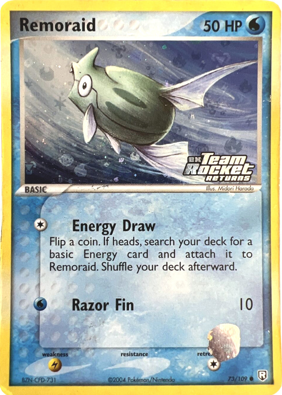 Remoraid (73/109) (Stamped) [EX: Team Rocket Returns] | Exor Games Bridgewater