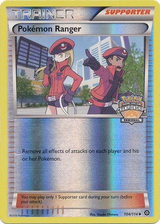 Pokemon Ranger (104/114) (Championship Promo) [XY: Steam Siege] | Exor Games Bridgewater