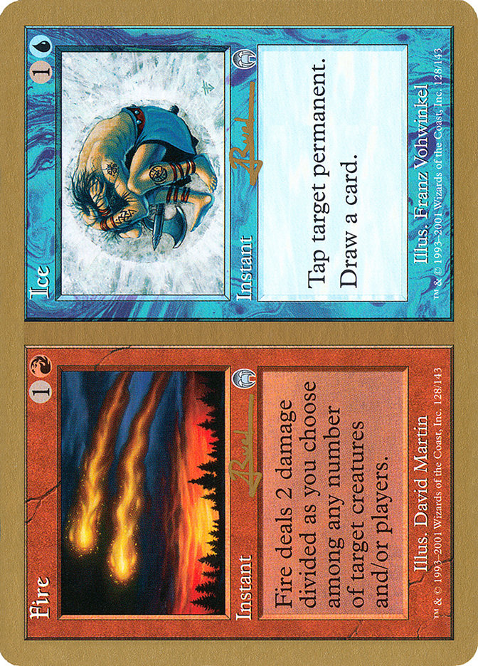 Fire // Ice (Antoine Ruel) [World Championship Decks 2001] | Exor Games Bridgewater