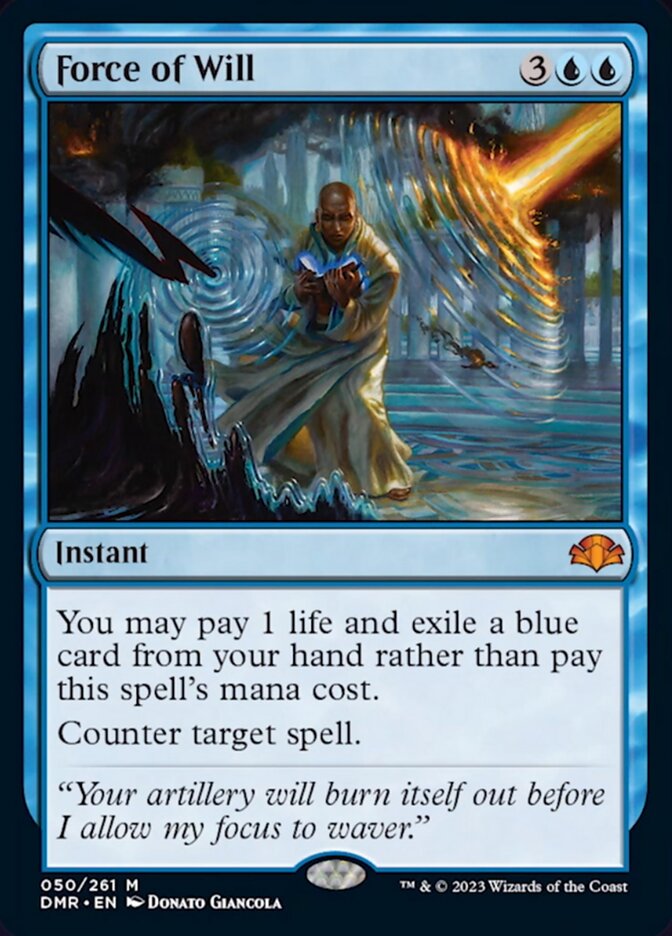 Force of Will [Dominaria Remastered] | Exor Games Bridgewater