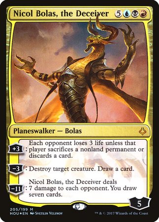 Nicol Bolas, the Deceiver [Hour of Devastation] | Exor Games Bridgewater