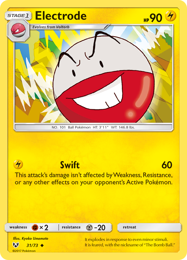 Electrode (31/73) [Sun & Moon: Shining Legends] | Exor Games Bridgewater