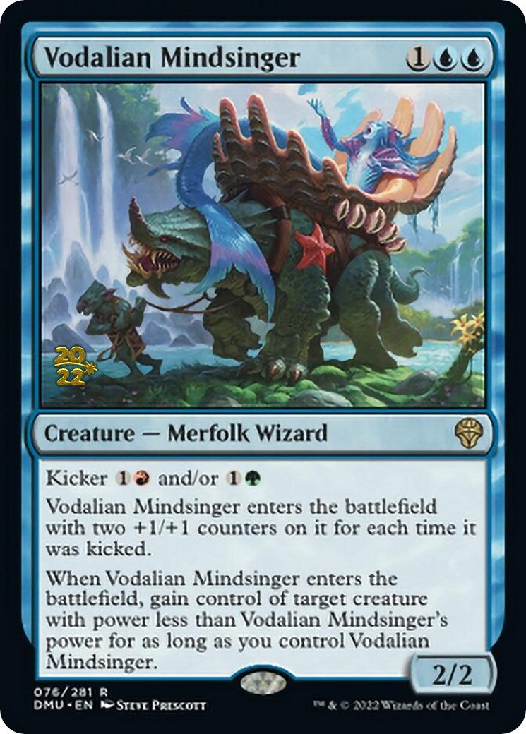 Vodalian Mindsinger [Dominaria United Prerelease Promos] | Exor Games Bridgewater