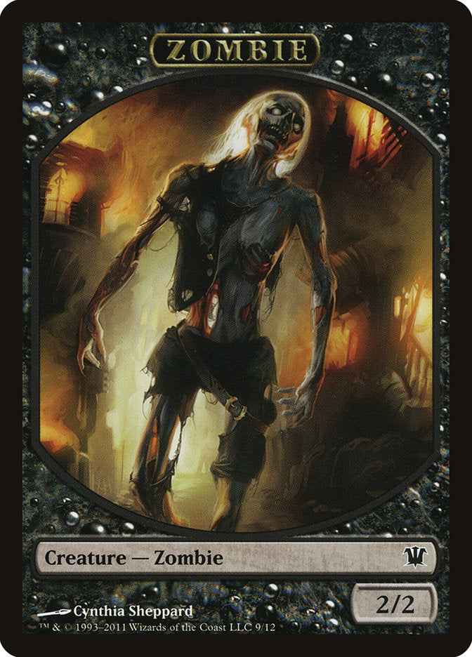 Zombie (9/12) [Innistrad Tokens] | Exor Games Bridgewater