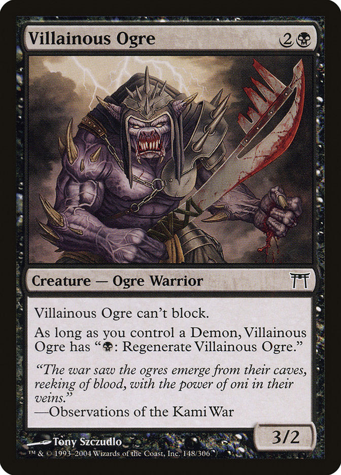 Villainous Ogre [Champions of Kamigawa] | Exor Games Bridgewater