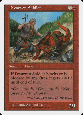 Dwarven Soldier [Fifth Edition] | Exor Games Bridgewater