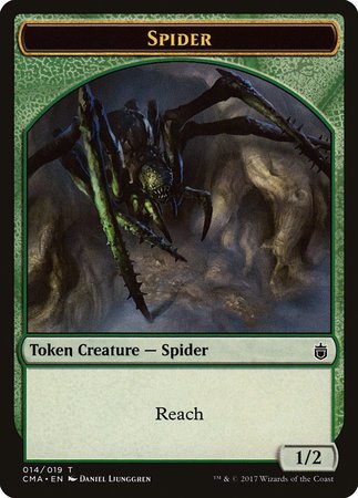 Spider Token (014) [Commander Anthology Tokens] | Exor Games Bridgewater