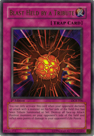 Blast Held by a Tribute [DCR-104] Ultra Rare | Exor Games Bridgewater