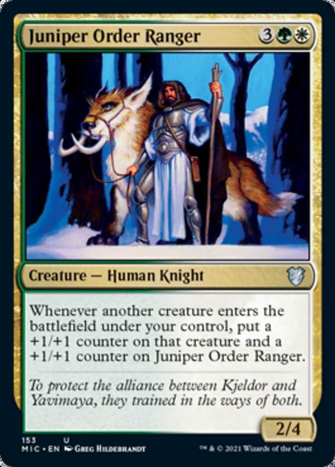 Juniper Order Ranger [Innistrad: Midnight Hunt Commander] | Exor Games Bridgewater