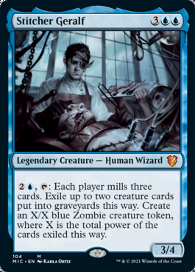 Stitcher Geralf [Innistrad: Midnight Hunt Commander] | Exor Games Bridgewater