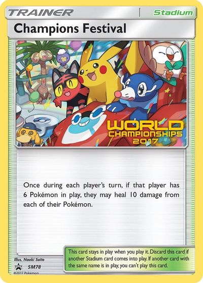 Champions Festival (SM78) (2017) [Sun & Moon: Black Star Promos] | Exor Games Bridgewater