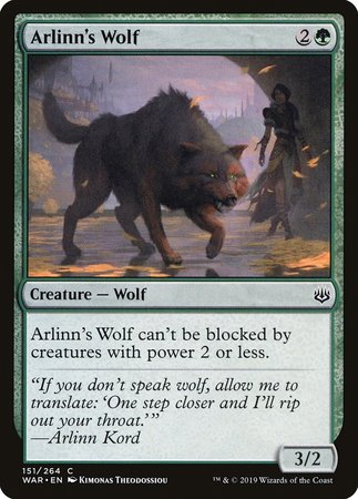 Arlinn's Wolf [War of the Spark] | Exor Games Bridgewater