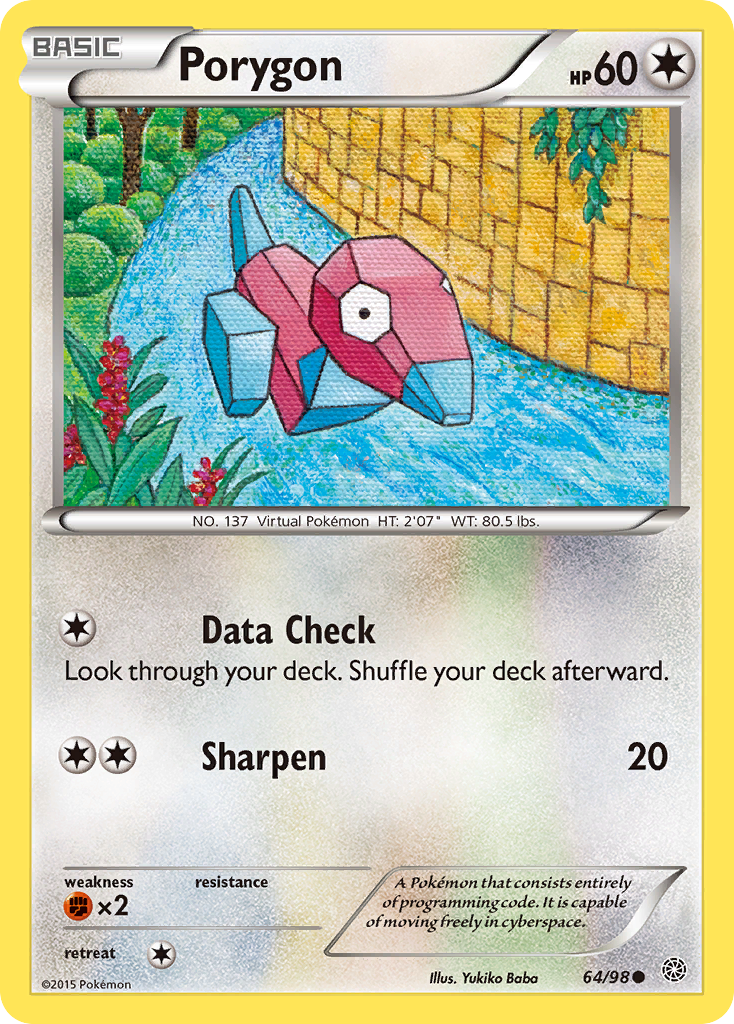 Porygon (64/98) [XY: Ancient Origins] | Exor Games Bridgewater