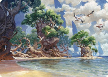 Yavimaya Coast Art Card [Dominaria United Art Series] | Exor Games Bridgewater