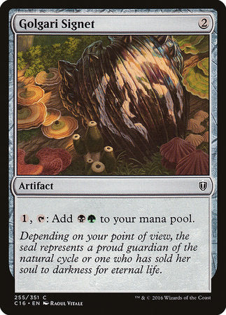 Golgari Signet [Commander 2016] | Exor Games Bridgewater