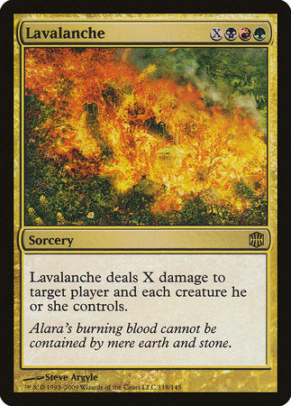 Lavalanche [Alara Reborn] | Exor Games Bridgewater