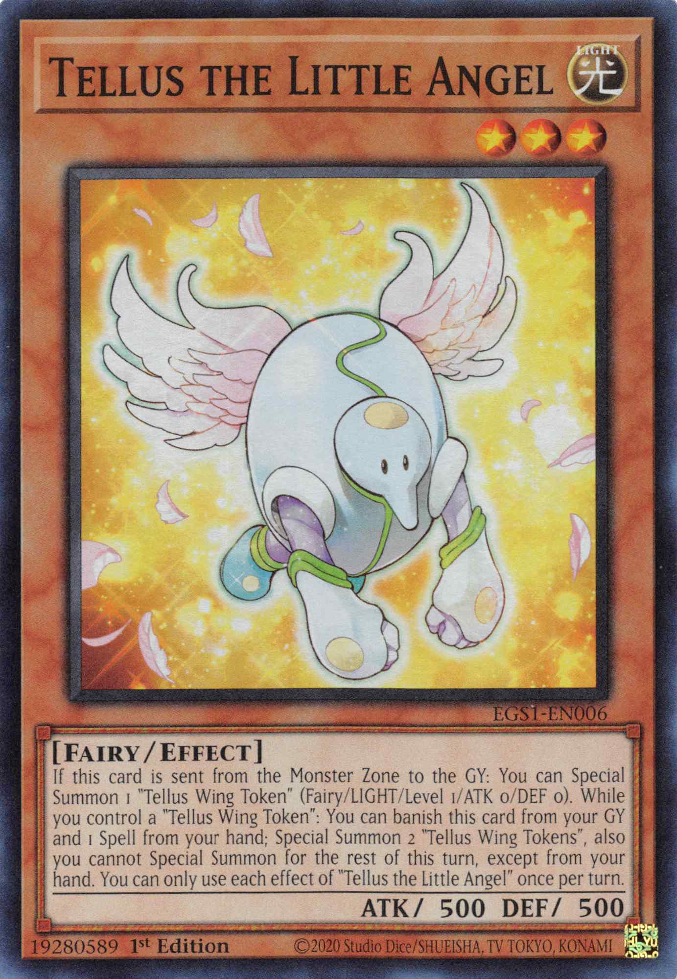 Tellus the Little Angel [EGS1-EN006] Super Rare | Exor Games Bridgewater