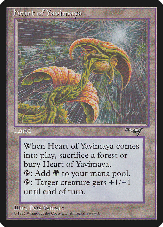 Heart of Yavimaya [Alliances] | Exor Games Bridgewater