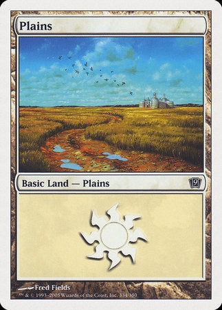 Plains (334) [Ninth Edition] | Exor Games Bridgewater