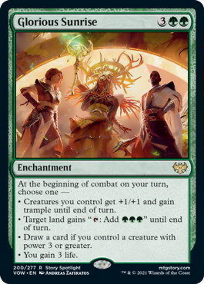 Glorious Sunrise [Innistrad: Crimson Vow] | Exor Games Bridgewater