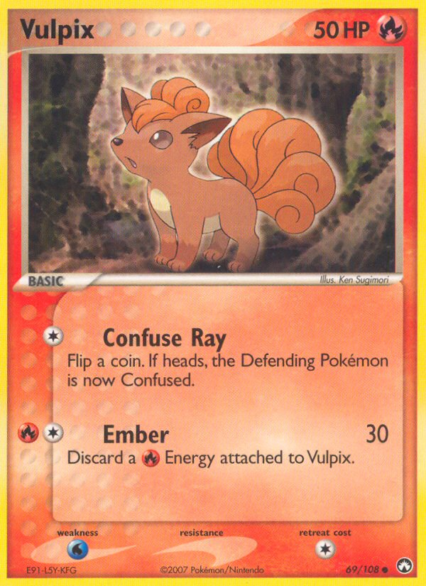 Vulpix (69/108) [EX: Power Keepers] | Exor Games Bridgewater