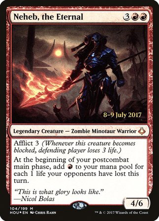 Neheb, the Eternal [Hour of Devastation Promos] | Exor Games Bridgewater