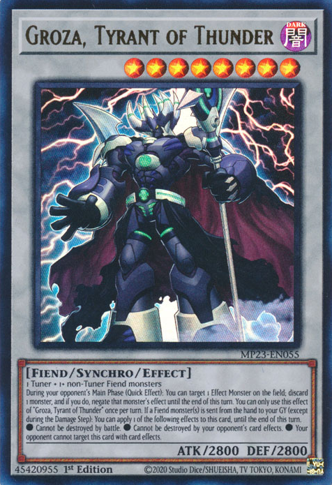 Groza, Tyrant of Thunder [MP23-EN055] Ultra Rare | Exor Games Bridgewater