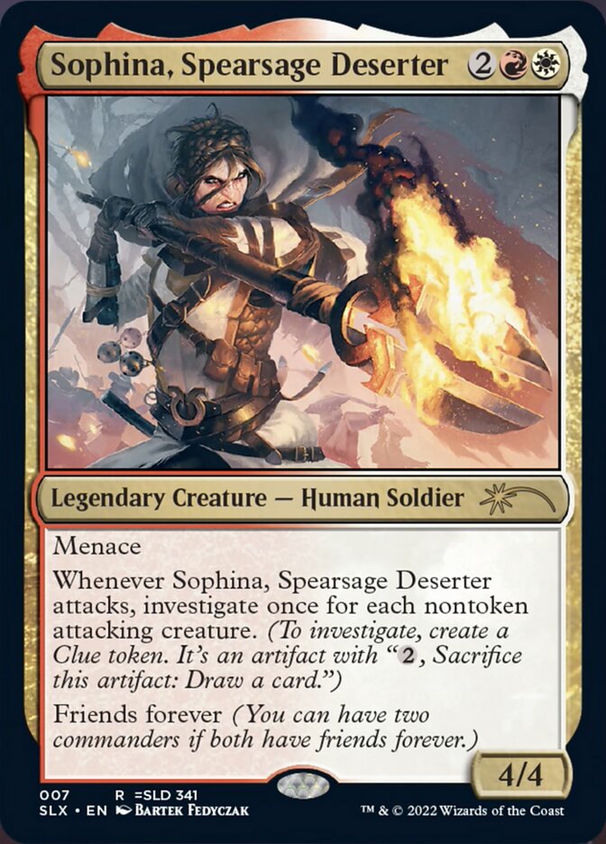 Sophina, Spearsage Deserter [Secret Lair: Universes Within] | Exor Games Bridgewater