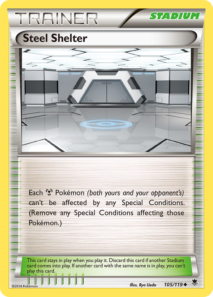 Steel Shelter (105/119) [XY: Phantom Forces] | Exor Games Bridgewater