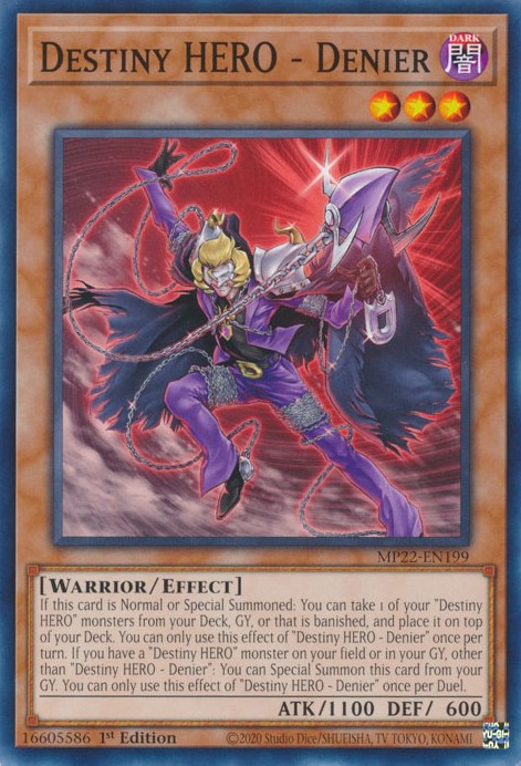 Destiny HERO - Denier [MP22-EN199] Common | Exor Games Bridgewater