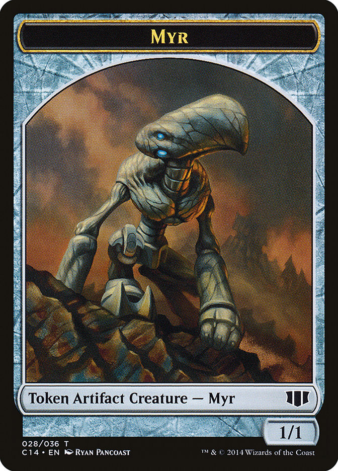 Myr // Pentavite Double-sided Token [Commander 2014 Tokens] | Exor Games Bridgewater