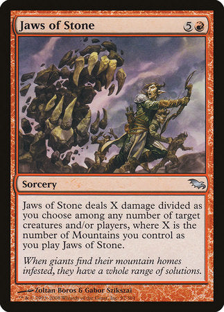 Jaws of Stone [Shadowmoor] | Exor Games Bridgewater