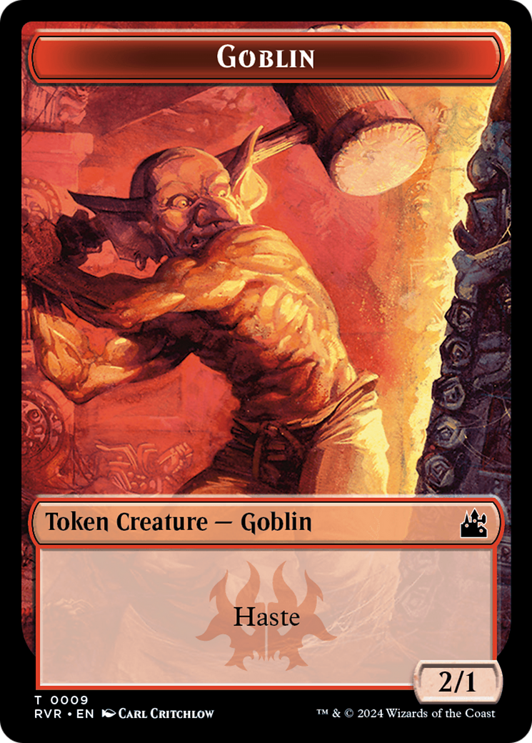 Goblin Token (0009) [Ravnica Remastered Tokens] | Exor Games Bridgewater