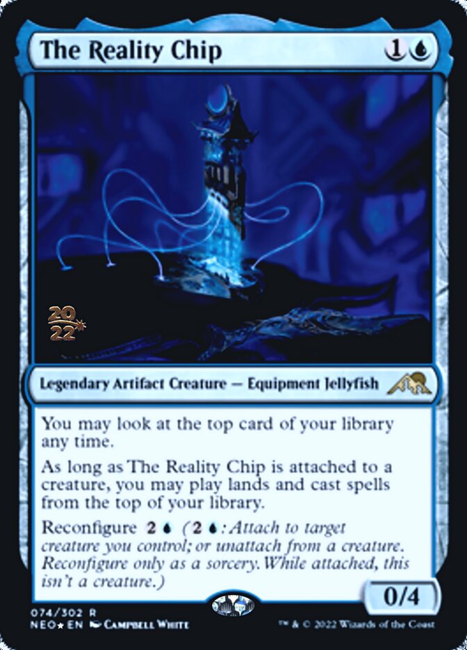 The Reality Chip [Kamigawa: Neon Dynasty Prerelease Promos] | Exor Games Bridgewater