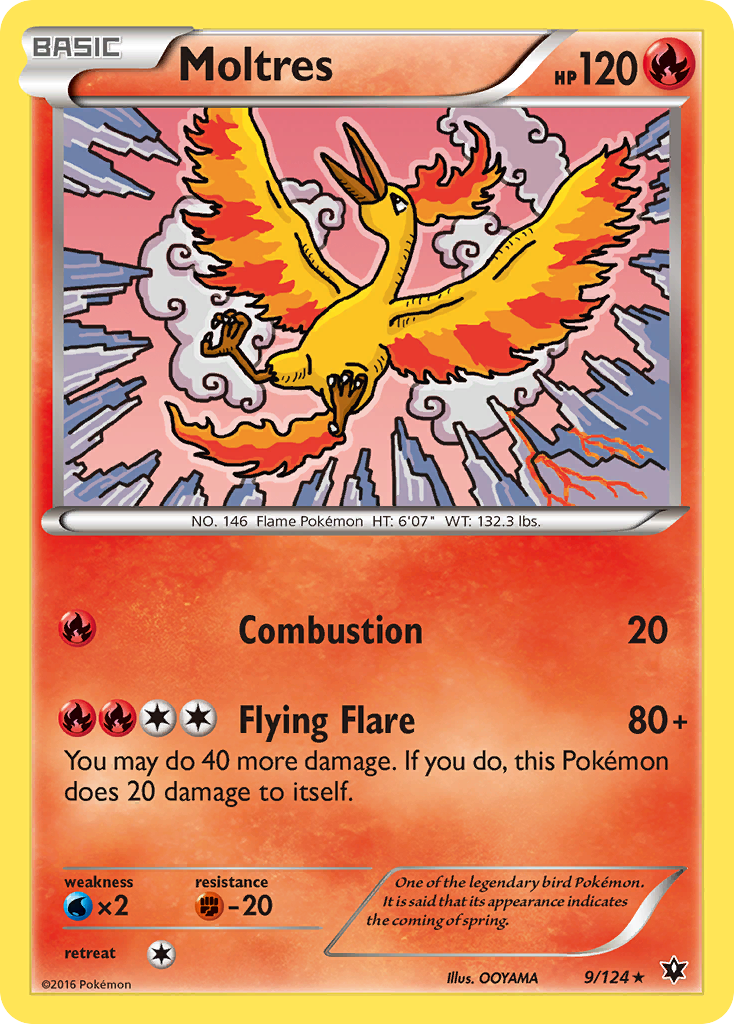 Moltres (9/124) [XY: Fates Collide] | Exor Games Bridgewater