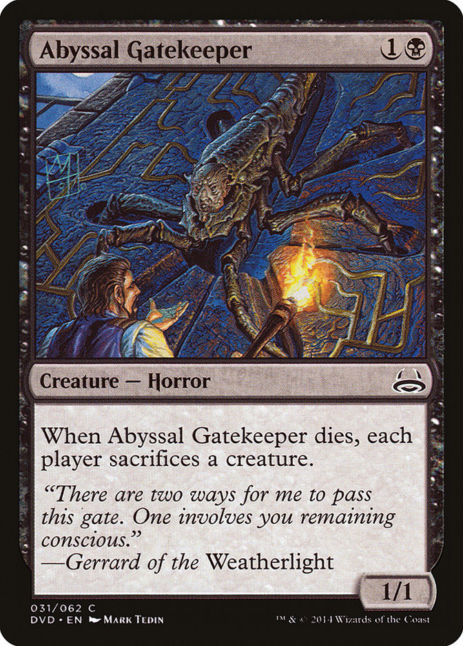 Abyssal Gatekeeper (Divine vs. Demonic) [Duel Decks Anthology] | Exor Games Bridgewater