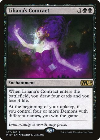 Liliana's Contract [Core Set 2019] | Exor Games Bridgewater