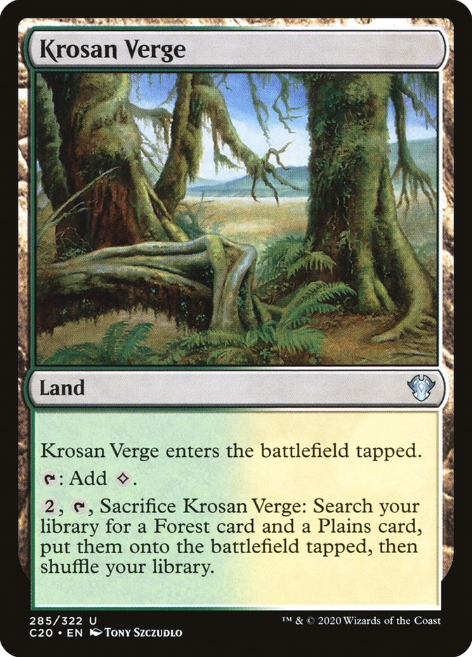 Krosan Verge [Commander 2020] | Exor Games Bridgewater